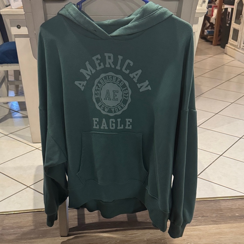 American Eagle Outfitters Green Hoodie